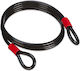 Relaxdays 12 Mm Kabelschloss Rote Schwarze 2.5x...
