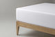 Velfont Wasserdichtes Baby Matratzenschoner Für Bett Weiß mit Fase 60x120cm
