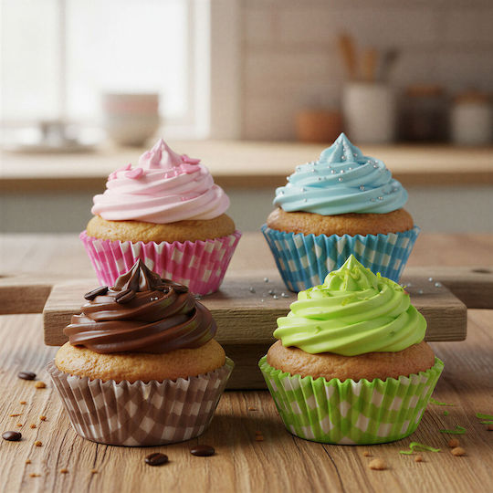 Alista Home Suport Din Hârtie Pentru Cupcake GLB_57168S 100 Bucăți