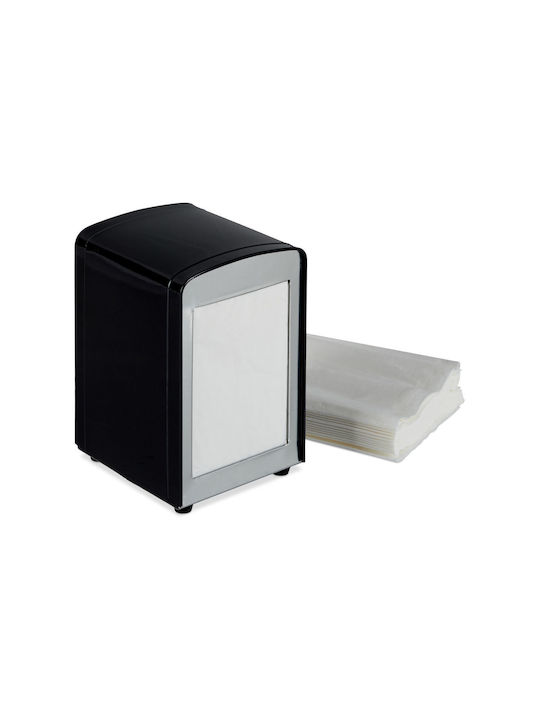 Relaxdays Serviettenhalter Schwarze 15x9,5x11cm...