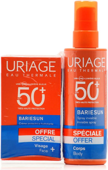 Uriage Bariesun Σετ με Αντηλιακό Προσώπου & Αντηλιακό Spray SPF50 2τμχ