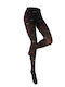 Women's Pantyhose 80 Den Black Floral