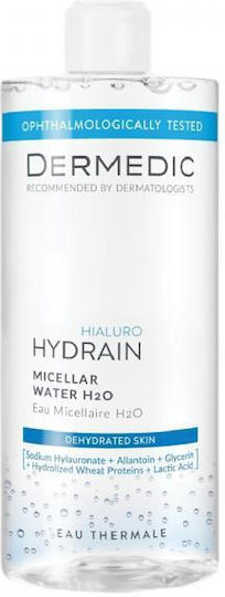 Dermedic Hydrain3 Micellar Water Face Makeup Remover with Moisturizing Action 500ml