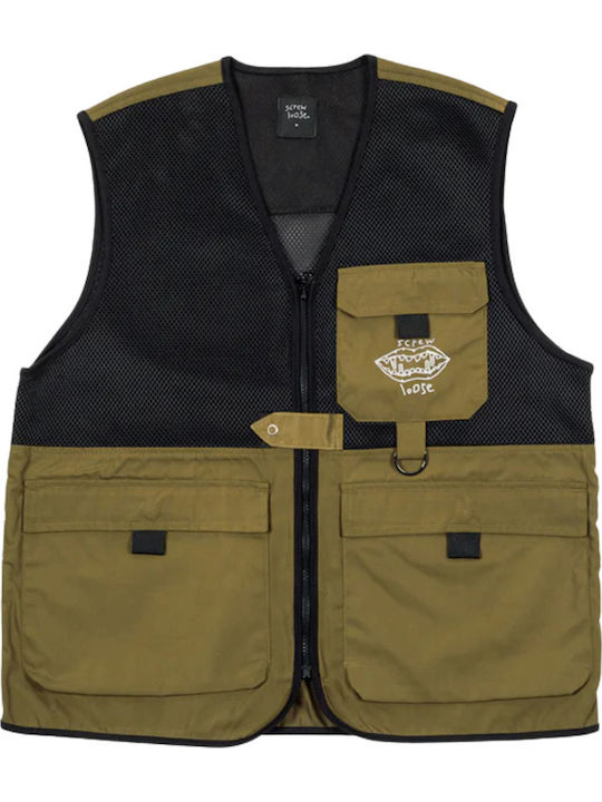 Screw Loose Jacket Olive Black