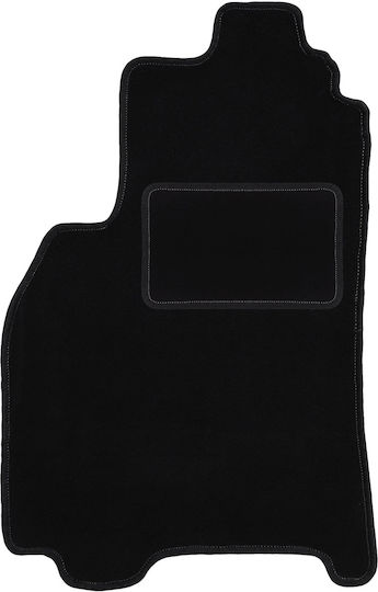 Velour Fahrerfußmatte Autohaus Cougar Coupé 1998-2004 Schwarz