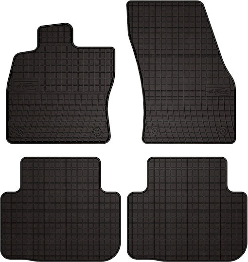 Rubber Car Mats Volkswagen Golf Sportsvan Minivan 2014-2020 Black Fitted