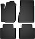 Car Rubber Mats Set 4 Pcs Universal Citroen C6 Sedan 2005-2012
