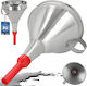 Galvanized Funnel Strainer Plastic Tip 17 Cm