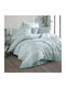 Clasy Home Подредба Пликове За Завивки (2 Бр) 100% Памук 150x220см Единична С Калъфка За Възглавница & 1 Чаршаф Бежова