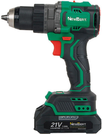 NewBeat CID-21I-BL90 Schlagbohrschrauber Batteriebetrieb Brushless 21V 2x2Ah 503023