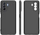 Case Huawei Nova Y70 Flippy Liquid Silicone Microfiber Interior Shockproof Protection Black