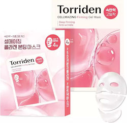 Torriden Sheet Mască Facială pentru Tonifiere / Anti-îmbătrânire / Hidratare / Curățare 4 bucăți