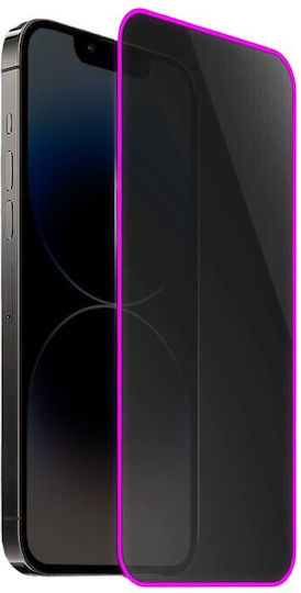 Folie Protectie Telefon Tempered Glass Apple iPhone 15 Flippy Luminous Neon Fosforescent Silicon Mat Marginile Anti-Amprente Protectie Completa 9h Mov
