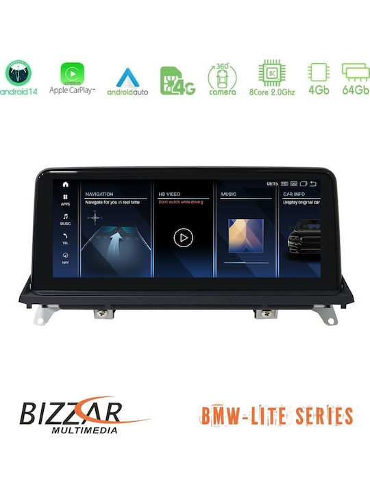 Bizzar Car Audio System for BMW X1 (E84) 2009 – 2014 (Bluetooth/USB/WiFi/GPS/Apple CarPlay/Android Auto) with 10.25" Touch Screen