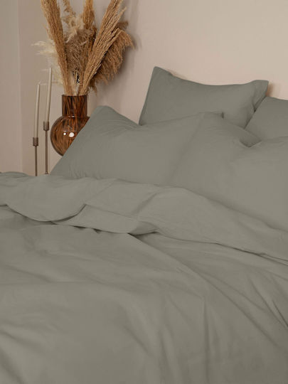 Sunshine Duvet Cover Cotton Single 170x250 Cotton Feelings 122 Paloma Grey