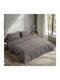 Beauty Home 1230 Double Bed Sheet 220x268cm Anthracite 1230SEDI-Anthracite