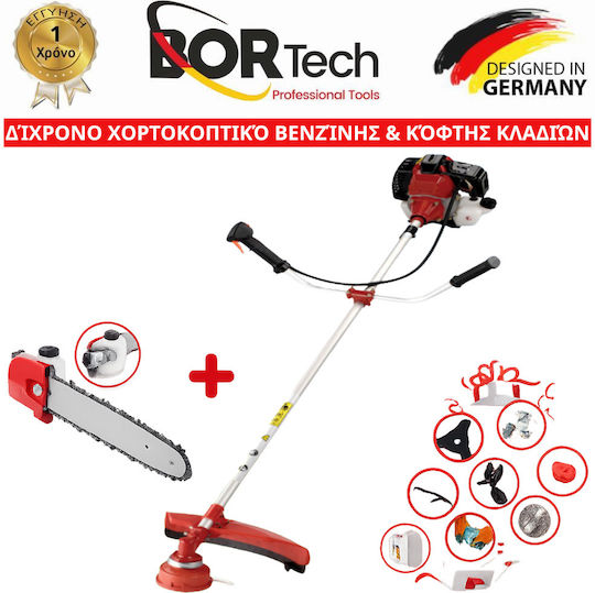 Bortech Two-Stroke Gasoline Brush Cutter Shoulder / Hand 3hp