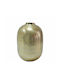 Zaros Zaros Dekorative Aluminium Vase Geprägt Gold 28xH45cm