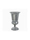 Zaros Dekorative Vase Silber Silber 23,5x23,5xYcm