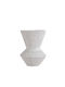 Zaros Zaros Dekorative Keramik Vasen Orange 20x20xH26,5cm