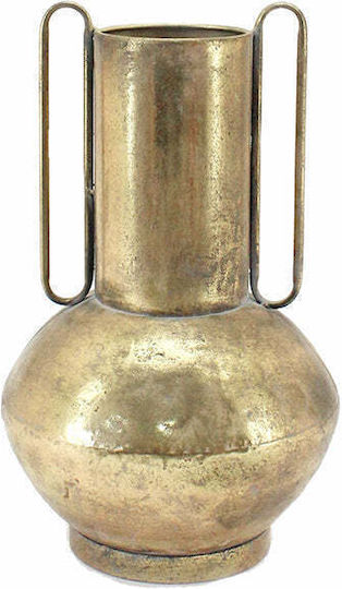 Zaros Decorative Vase Metallic Gold 21x21xH34cm