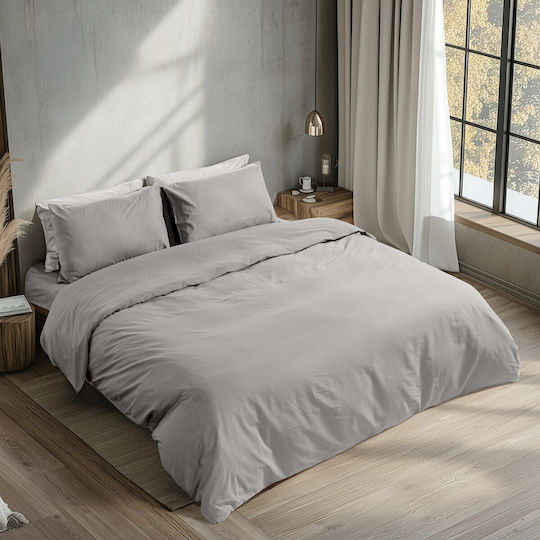 Beauty Home Art 1230 Set Of Pillowcases With Envelope Cover Gray 53x73cm 1230MX-Gray