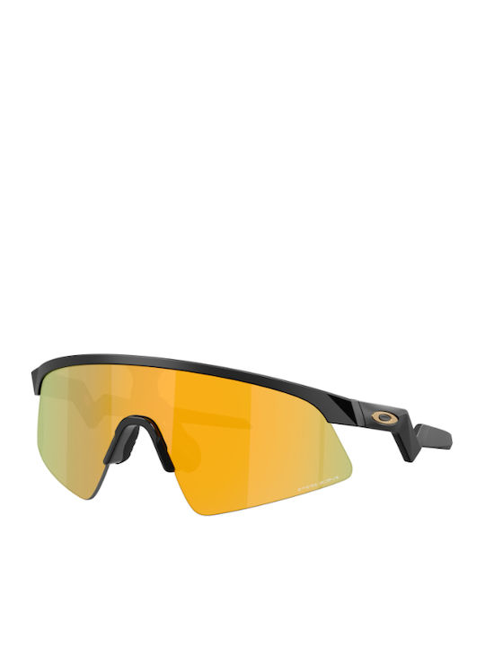 Oakley Детски Слънчеви Очила С Огледален Леща Черни