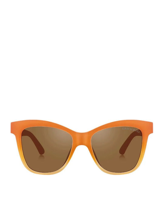 Grech & Co Βρεφικά Γυαλιά Ηλίου με Polarized Φακό Πορτοκαλί για 0-2 Ετών