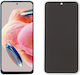 Folie Protectie Telefon Full Glue Privacy Tempered Glass Redmi Note 12 4G/5G