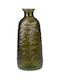 Koopman Dekorative Glasvase Blau 13xH31cm