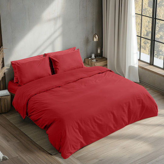 Beauty Home Πάπλωμα Μονό 160x230εκ. 1230 Κόκκινο