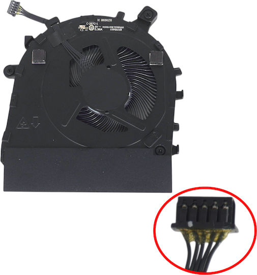 Ανεμιστηράκι Laptop Cpu Cooling Fan Lenovo Thinkpad E16 Gen 1 21jn 21jq E14 Gen 5 21jk 21jl 5f10z58260 5f10z58259 Bapd0806r5hy005 4pin Κωδ.81689