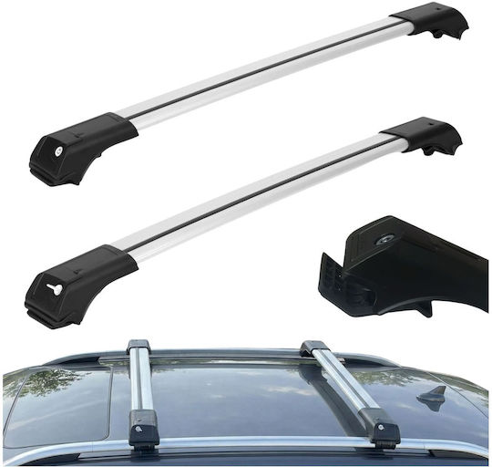 Aluminium Dachträger für Ford Kuga 2012-2020 mit Dachträgerfüßen Silber