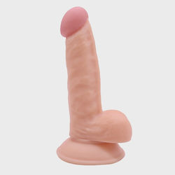 Guilty Toys Ρεαλιστικό Dildo με Βεντούζα Flesh