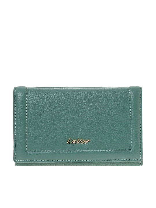 Lavor Large Leather Women's Wallet with RFID Green