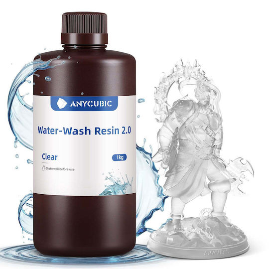Anycubic Resin για 3D Printer Διάφανο (SSX2CL-101A)