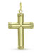 CHrysolithos Men's 14K Gold Cross Without Chain ST1494