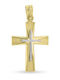 CHrysolithos Men's Gold Cross 9K Without Chain ST1512