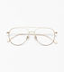 Woodys Auriu Aviator Rame De Ochelari Cu Prescripție Din Titan Eras