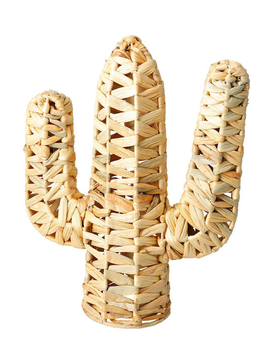 Decorative Hyacinth Water Cactus Metallic Body 24x11x36cm