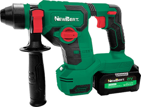 NewBeat CRH-22A Rotary Hammer Battery Brushless 21V 2x2Ah with SDS Plus Socket 507002