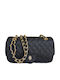 Leather Women's Shoulder Bag Black