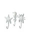 Zaros Bathroom Hook with Screws White