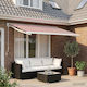 vidaXL Awning Fabric Red with PU Coating 3x4m