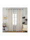 Curtain With Ecru Pencil Pleat 270x280cm