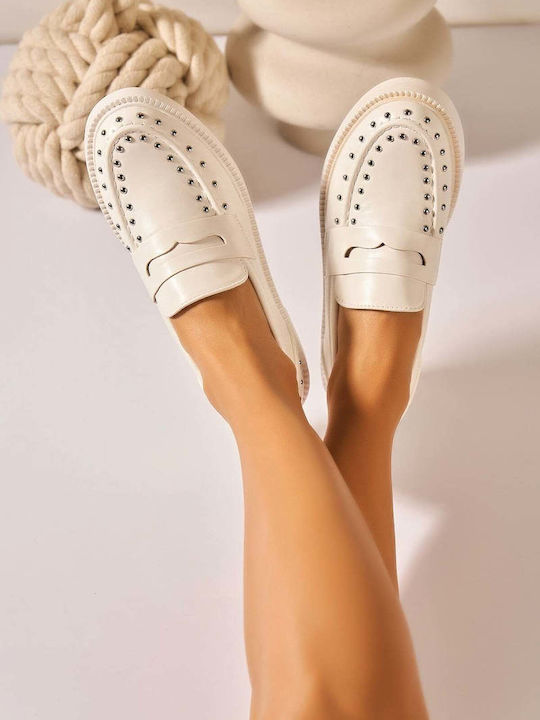 Seastar Shoes Дамски Мокасини в Бял Цвят