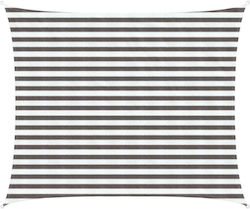 vidaXL Rechteckiges Sonnensegel Grau 2,5x3,5m