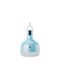 DP Craft Pendant Ceiling Light White LED with Multicolor RGB Lighting with Crystals 14x10cm