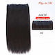 Hair Extensions with Clip with Human Hair 60cm
