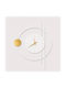 VenCore Modern Wall Lamp with Integrated LED and Adjustable White Light 42x5cm